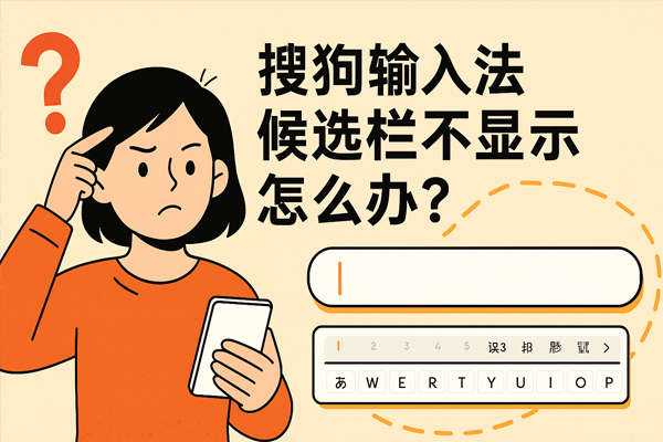 搜狗输入法不显示候选词？3 分钟恢复正常输入