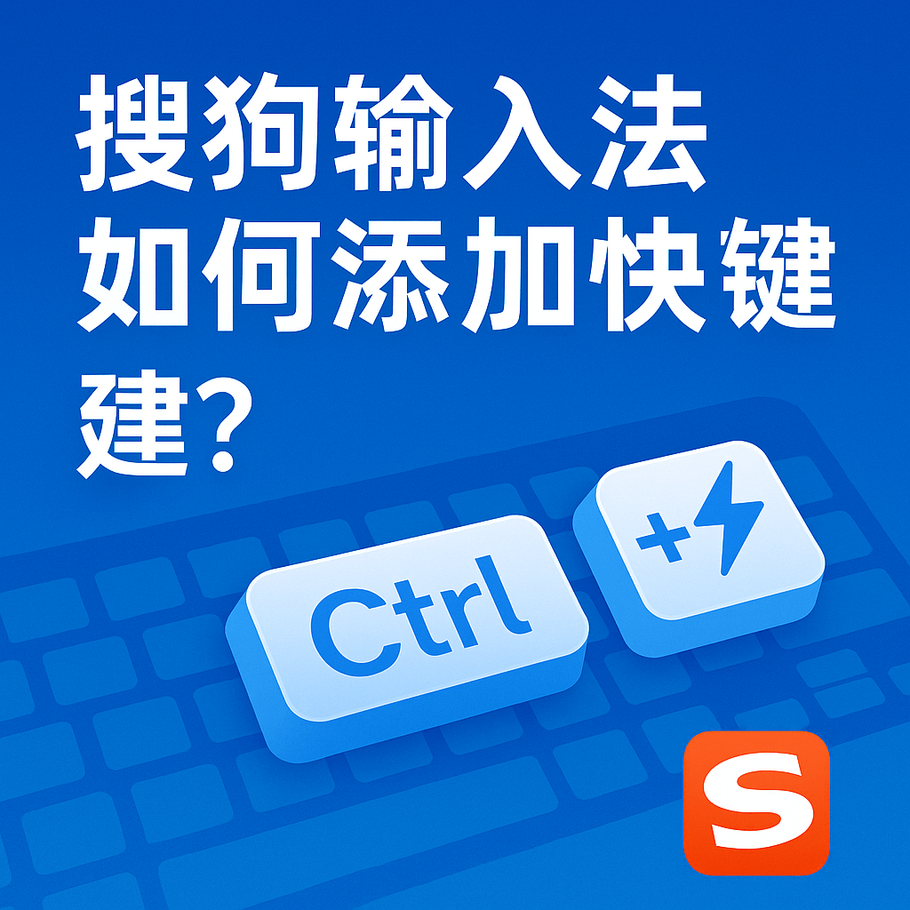 搜狗输入法快捷键冲突？自定义快捷操作指南