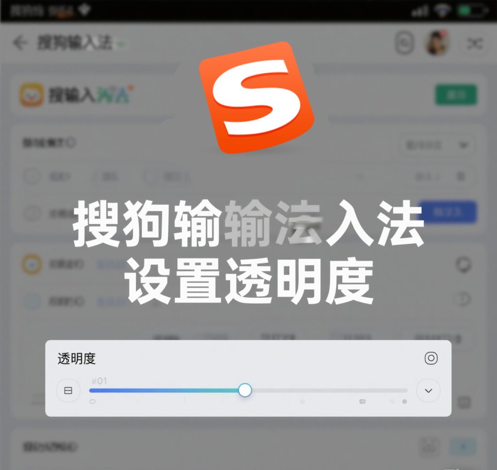 搜狗输入法界面模糊发虚？高 DPI 设置优化教程